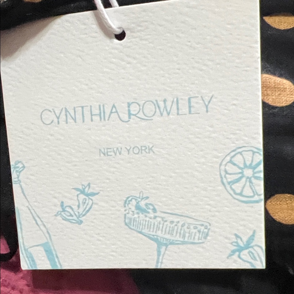 Cynthia Rowley Black and Gold Polka Dot Maxi Dress - Picture 4 of 4